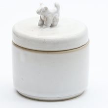 Load image into Gallery viewer, Lågkrukke med hund
