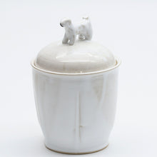 Load image into Gallery viewer, Lågkrukke med hund
