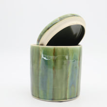 Load image into Gallery viewer, Lidded jar with stripes

