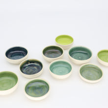 Load image into Gallery viewer, Green and tiny bowls
