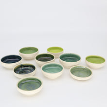 Load image into Gallery viewer, Green and tiny bowls
